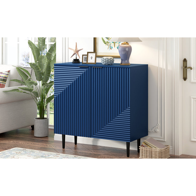 Armoire d'appoint Mirod Modern, Marine