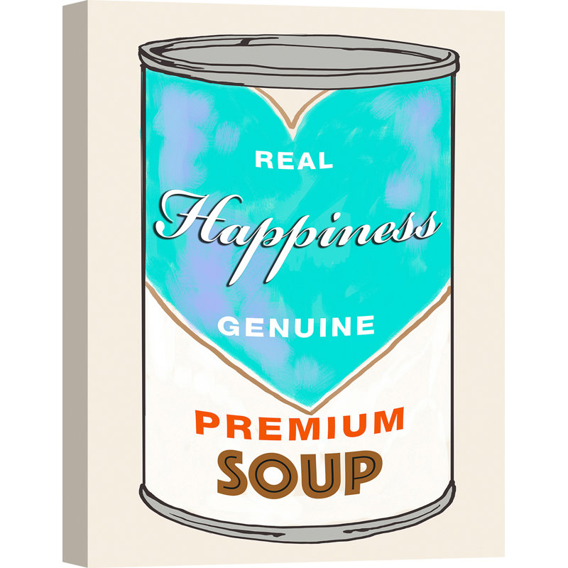 Happiness Soup by Carlos Beyon - Wrapped Canvas Print, 100cm H x 70cm W x 4cm D