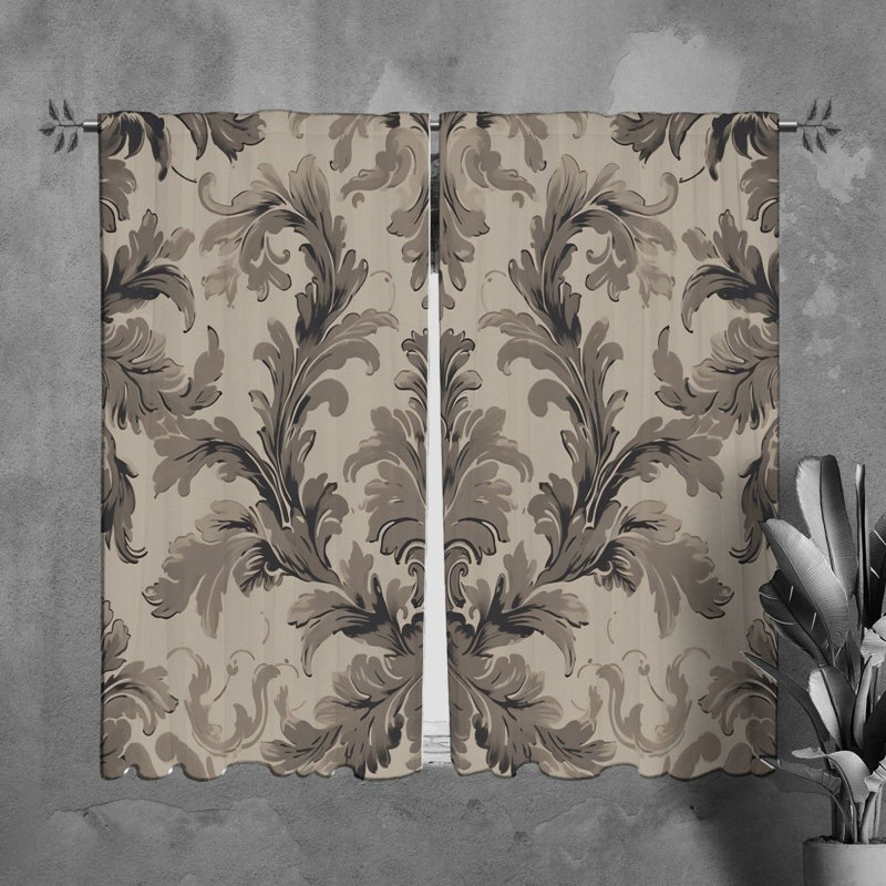 Paire de rideaux obscurcissant en polyester Sumako, L 40 po x L 82 po