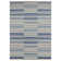 Donnavan Striped Blue Area Rug