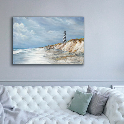 «Old Hatteras» par Campbell Frost, art mural sur toile, 60 po x 40 po