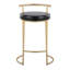 Tabouret de comptoir rond 26 po Ernestine-86192879-86192880