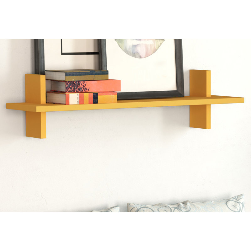 Floating Shelf, Mustard