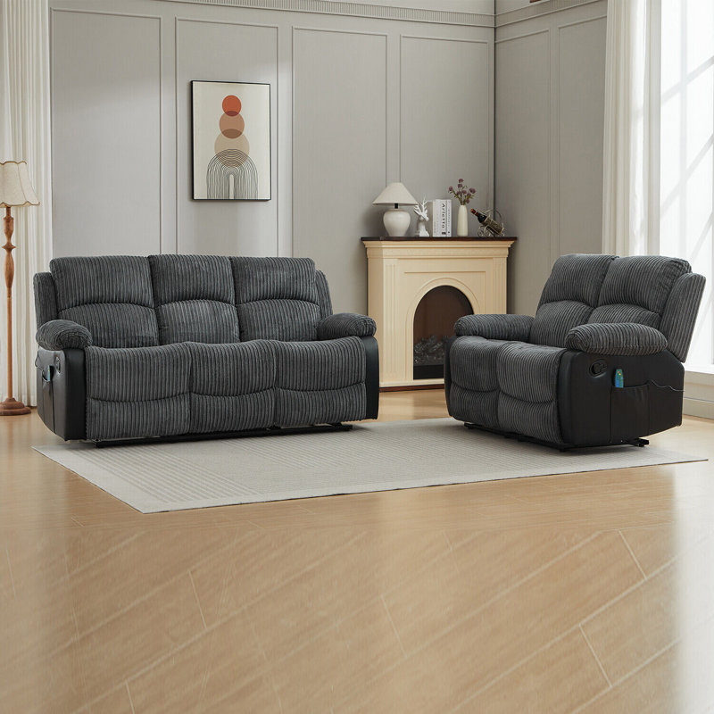 Fabric 241.3cm Reception Sofa