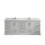 Ensemble de meuble-lavabo double 84 po-89994624