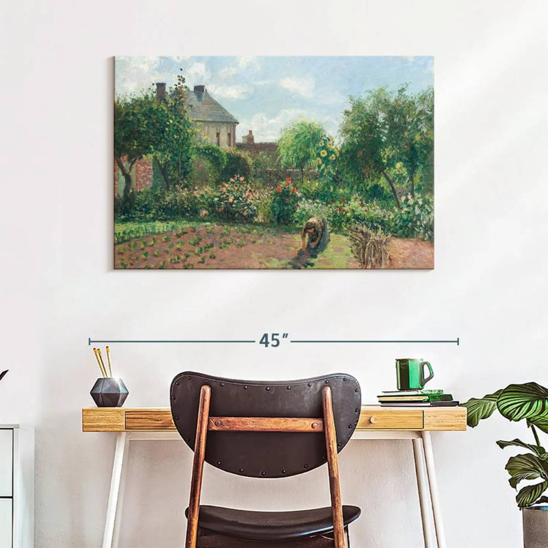Senne, jardin de l'artiste à Eragny, 1898, H 26 po x l 39 po