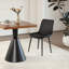 Chaises de salle à manger en cuir, chaises de cuisine en similicuir de style Mid-Century-9896391-9896393