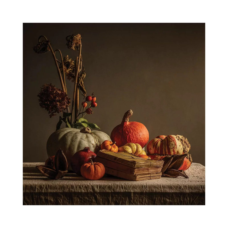 « Still Life » par Mark Gemmell-impression d’art graphique, Pas de tapis, H 18 po x l 18 po x 1,5 po, Toile tendue