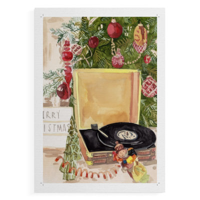 Home Sweet Christmas II -Canvas Print Only - NOT FRAMED