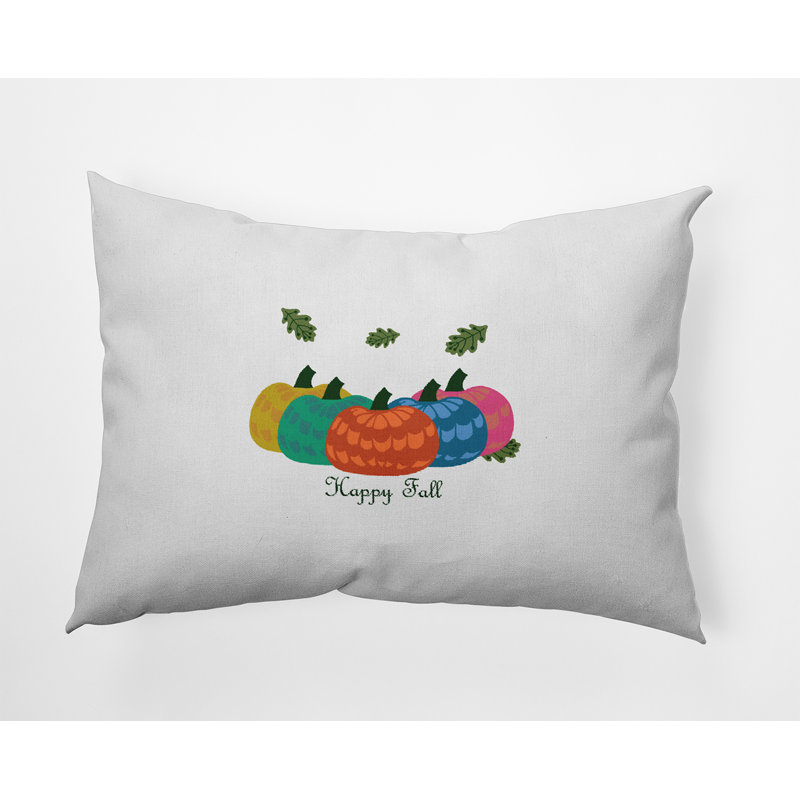  Housse et insert de coussin rectangulaire en polyester pour l'intérieur et l'extérieur par E by Design, Orange récolte