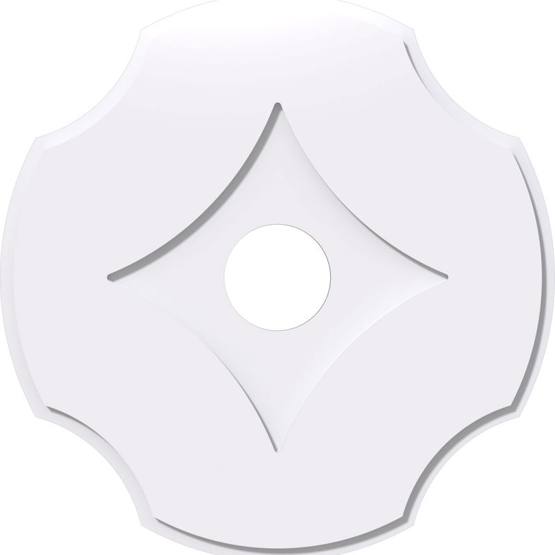 Médaillon de plafond 16 po x P 3 po x P 5 1/2 po x P 1 po Percival, H 1 po x l 16 po x P 16 po