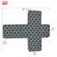 Housse pour fauteuil à coussins carrés réversible-25751175