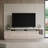 Modern TV Stand with Multiple Shelves, Cordoba & White, 70.9 x 18.3 x 15.3 inches | 100% Melamine Coated Particle Board, Thickness: 0.7 inches | Wall-Mountable Design, Perfect for Contemporary Living Rooms-1280837038