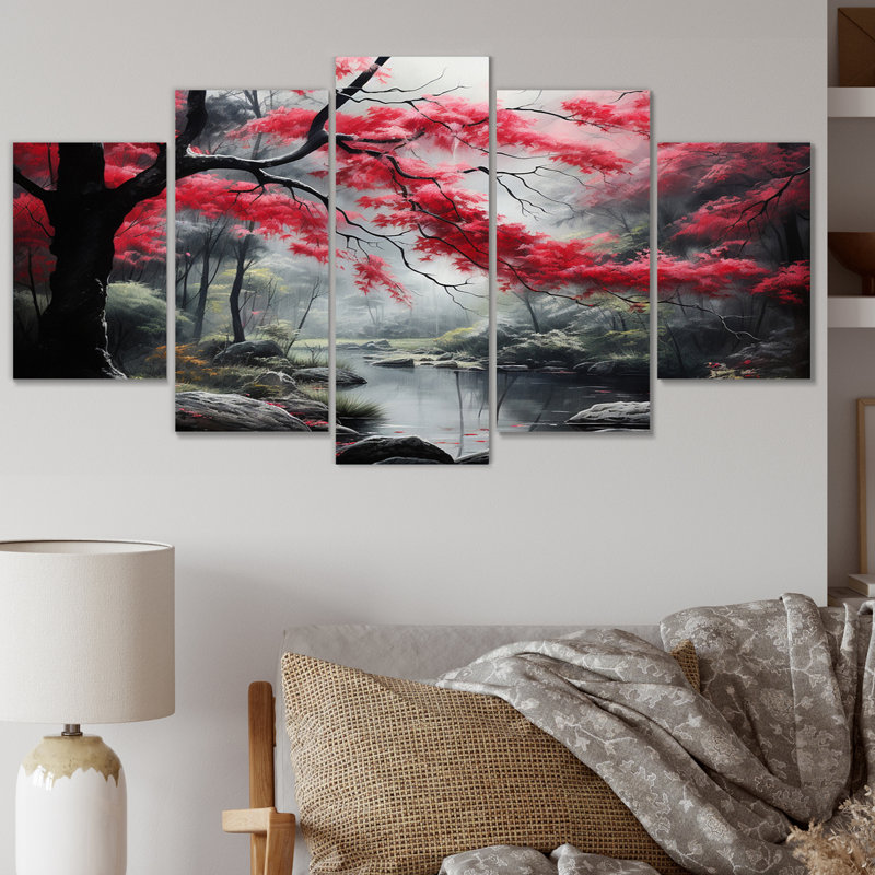 Impression sur toile 5 pièces
