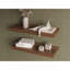 Tablette flottante Dallas, salon, caramel