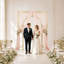 Support pour mariage en acier au carbone 98,4 po H x 70,8 po l-90212833