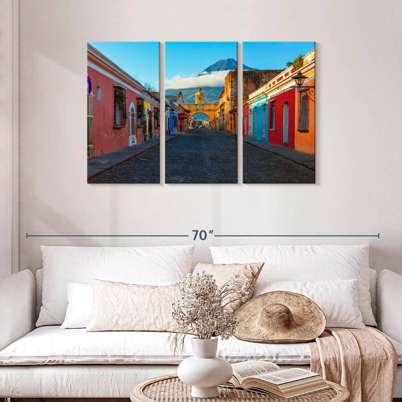 Sebbie Street à Antigua, H 28 po x l 45 po