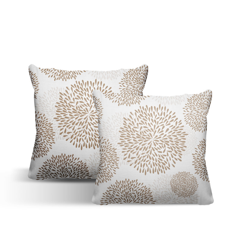 Coussin Confetti, Beige, L 17 po x H 17 po