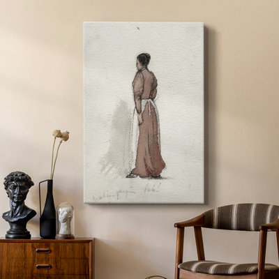 Vintage Sketch XLVII -Custom Wrapped Gallery Cavas