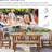 Wood Outdoor Dining For A Charming Garden Patio Furniture Beautiful Backyard-1562640972