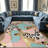 Pink Teal Leopard Print   area rugs for Living Room, Soft and Comfortable, Suitable for all seasons, easy to maintain, machine washable Indoor floor mat, Under Table Farmhouse suitable for Bedroom, Dining Room, Study,  Balcony, Home Decor Patio-261876768