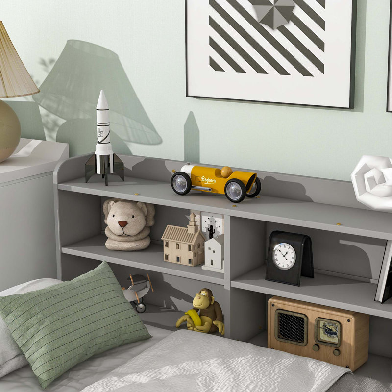 Bookcase Bed with Drawers