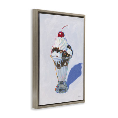 Ice Cream Sundae Floater Canvas by Wellington Studio