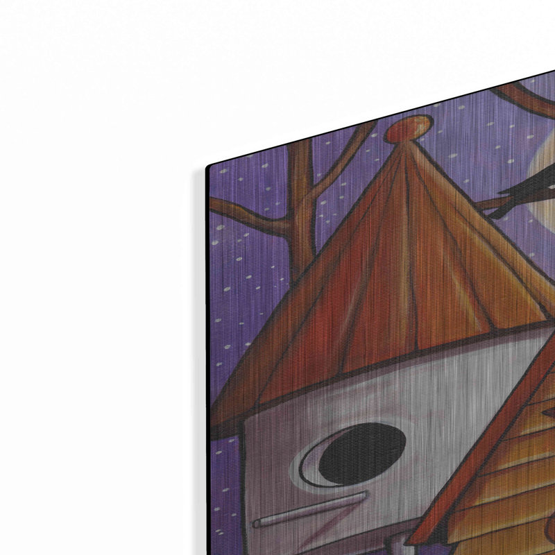 "Moon Crows House" par Cathy Horvath, H 36 po x l 24 po