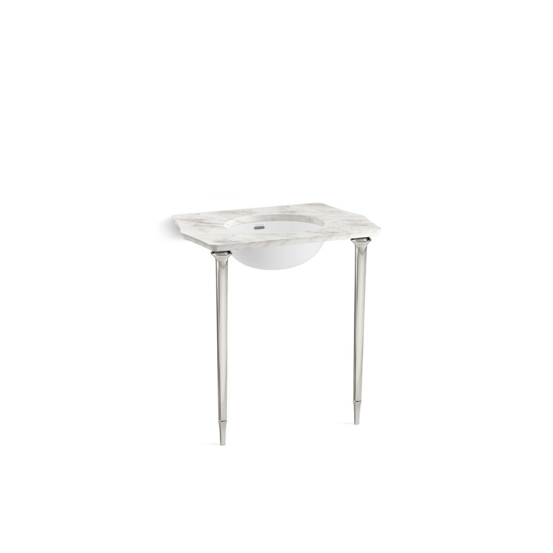 Script™ Console Leg, Nickel Silver