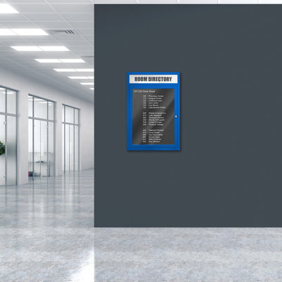 Carte à fixation murale délimitée directory cabinet