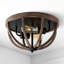 Plafonnier encastré 13 "2 lumières Tiphaine