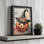 «Vintage Halloween Pumpkin» par Nicole DeCamp, reproduction d'art