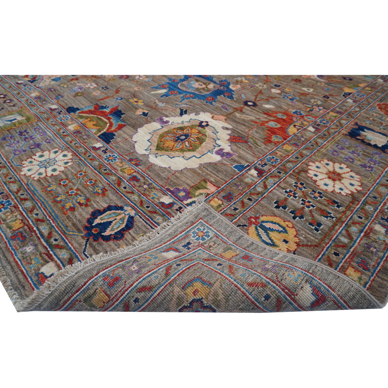 High-Quality Hand-Knotted Camel Area Rug
