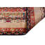 Tapis oriental rétro en laine noué à la main brun et rouge à motif floral