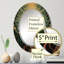 Glennet - Miroir mural moderne ovale-513789013