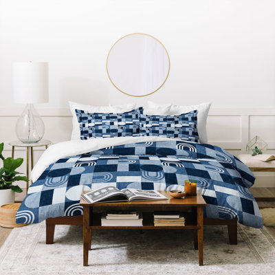 Polyester Geometric Shapes Duvet Cover