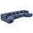 Versatile Upholstered Sofa With Multiple Configurations And Extra Pillows For Living Room-1687664462