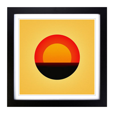 Sun Minimalism No.2 - Framed Print