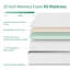 Matelas en mousse à mémoire de forme Alwyn Home Pacifica-39501227-36137274