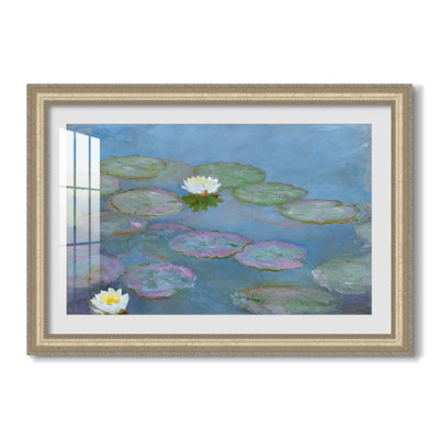 Water Lilies (Nymphéas), 1897-1899-Claude Monet-Custom Framed Canvas