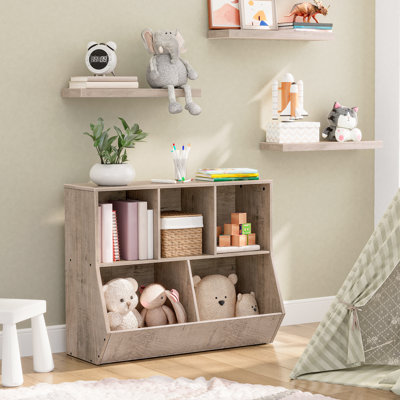 Toy Organizer Chip Resistant Kids Bookcase by Millwood Pines
