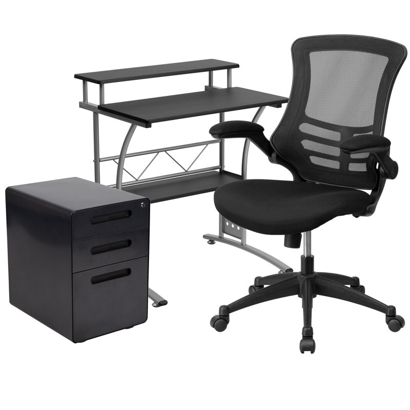 Berezinsky 3 Piece Computer Desk Office Set