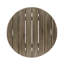 Table d'appoint d'extérieur en bois d'acacia 16 po