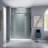 Vital 56"–60" W x 76" H Single Sliding Frameless Shower Door | 3/8" (10mm) Thick Tempered Glass | Stainless Steel Hardware | Safe & Shatter-Resistant-55180736