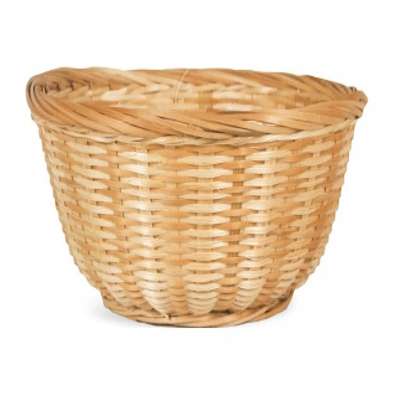 Panier à pain rond en bambou, H 2,5 po x l 10 po x P 10 po