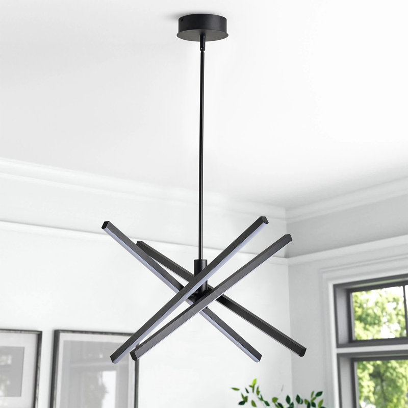 1-Dumb black dimmable LED pendant light