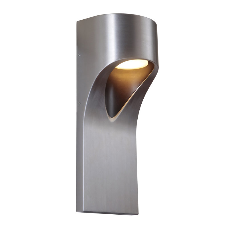 Chaparro Wall Light, Satin Aluminum