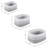  3-Piece Storage Basket Set - Small, Medium, and Large Rope Baskets for Makeup, Towel, Nursery, Office, and Classroom Storage by Home-Complete-287287022