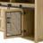 59.3''Sideboard With Sliding Barn Door And Mesh Panels-125542950