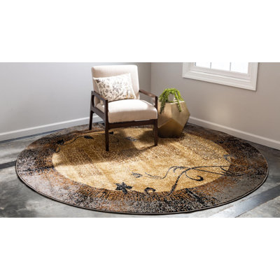 Tapis contemporain Arabica couleur espresso